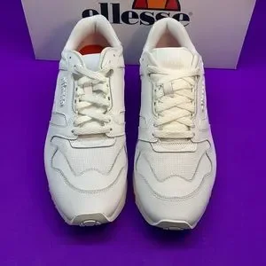 Ellesse | Shoes | Ellesse Men Contrast Leather Trainers In  display picture 3